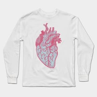 Pastel Heart Long Sleeve T-Shirt